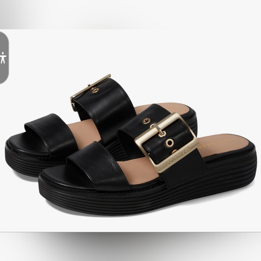 NWT Cole Haan Women's Originalgrand Platform Slides Flat Sandal